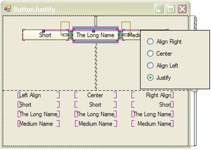 ButtonJustify